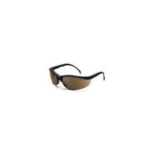 Klondike Safety Glasses With Black Frame And Brown Lightweight 