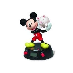  KNG 518384 Mickey Mouse Coin Bank Clock Electronics