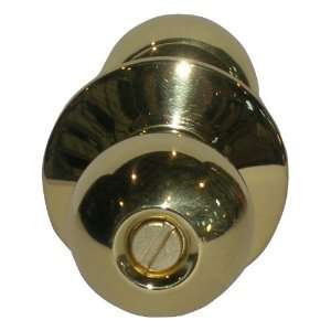 TELL MANUFACTURING, INC. Polished Brass Privacy Door Knob KC2376EMP 3 