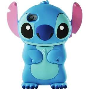  Blue Stitch 3D Movable Ear Flip Hard Case For Apple iPhone 