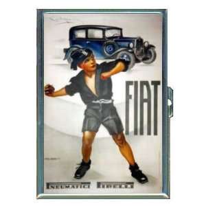  Italy Fiat 1920s Poster Retro ID Holder, Cigarette Case or 