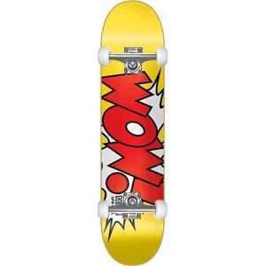  Blind Wow Complete Skateboard   7.75 Yellow w/Raw Trucks 