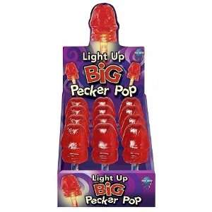  Bundle Light Up Big Pecker Pop 12 PC Display and 2 pack of 