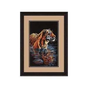  Tiger Chilling Out Counted Cross Stitch Kit: Office 