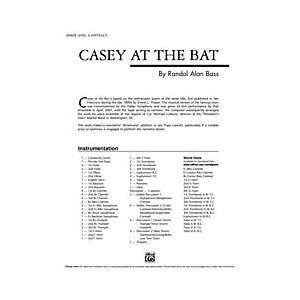  Casey at the Bat Score Musical Instruments