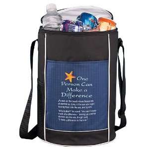  One Person Can Make A Difference (Blue) Insulated Cooler 