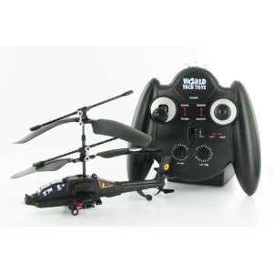    Worlds Smallest Apache 3ch Mini RC Helicopter: Toys & Games