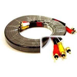   Gold Series 3 RCA Stereo Audio/Video Cable Patch
