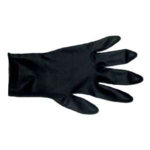    Hair Art Black Latex Gloves Medium Resuable (Box Of 20) Beauty