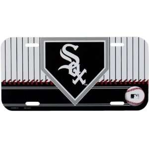    Chicago White Sox   Homeplate Logo License Plate Automotive