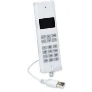  USB Voip Phone,w/LCD Display,6 Volume Levels,4 Ring Tones 