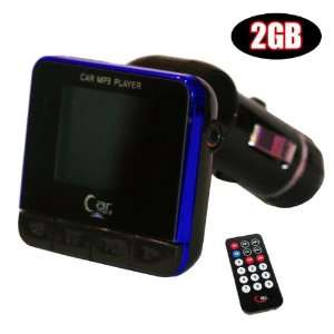  Blue* Car Fm Transmitter + 1.4 display can play video files 