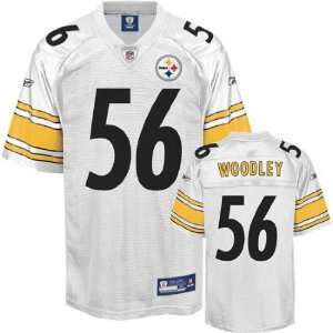   LaMarr Woodley White Replica Football Jersey: Sports & Outdoors