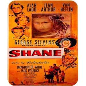  Shane Vintage Alan Ladd Jack Palance Movie MOUSE PAD 
