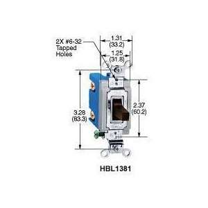    Hubbell HBL1385I Industrial Series Switch: Home Improvement