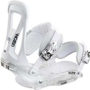 Burton Custom EST Snowboard Bindings   Mens Clearly White  