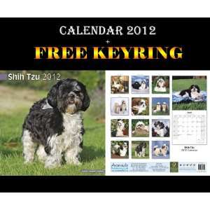  SHIH TZU DOGS CALENDAR 2012 + FREE KEYRING: Office 