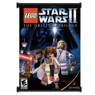  Lego Star Wars: The Complete Saga Game Fabric Wall Scroll 