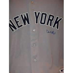   Don Mattingly Signed Yankees Authentic Grey Jersey: Sports & Outdoors