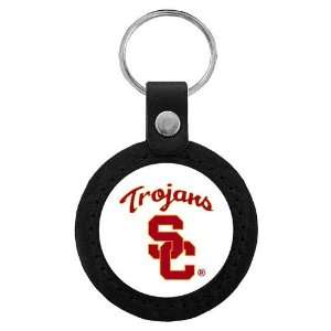    USC Trojans NCAA Classic Logo Leather Key Tag: Sports & Outdoors