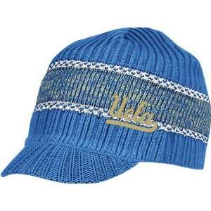    UCLA Bruins Adidas Light Blue Visor Knit Hat: Sports & Outdoors