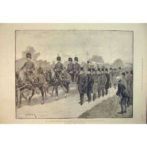  Duke Clarence Funeral Procession 1892 Sandringham