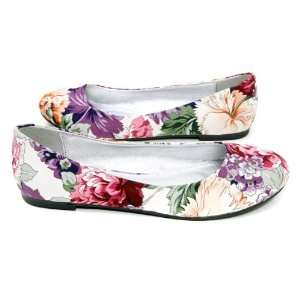  B.F.T. by Barefoot Tess Palm Springs Flat (Purple Floral 