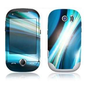 Samsung Corby Pro Decal Skin Sticker   Abstract Blue Spectrum