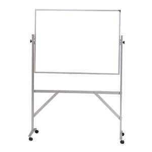  Double Sided Markerboard with Aluminum Frame 6 W x 4 H 