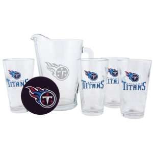 Tennessee Titans Pint Glasses and Beer Pitcher Set  Tennessee Titans 