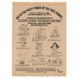  1975 Flash Fearless Versus The Zorg Women Print Ad (Music 