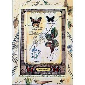  Nature Journal Wood Mounted Rubber Stamp: Home & Kitchen