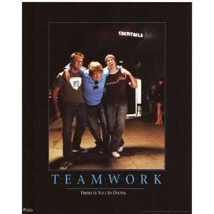 Teamwork Keystand   Party/ College Poster   24 x 30 