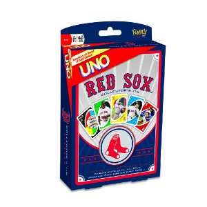  Fundex Games Boston Red Sox Mlb Uno Toys & Games