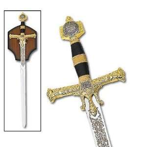  Black & Gold King Solomon Sword (#C023BK) 