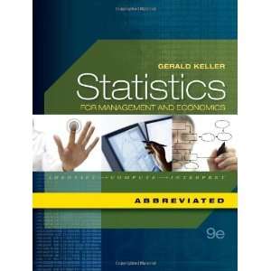  Statistics for Management and Economics, Abbreviated 