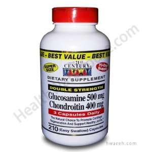  Glucosamine/Chondroitin Double Strength Supplement   210 