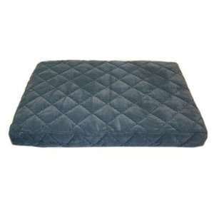   Quilted Orthopedic Dog Bed with Protector Pad in Blue: Pet Supplies