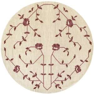  Hand   woven Serenity Round Flat Weave Rug 6x6 Home 