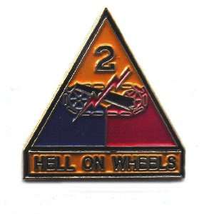  2nd Armored Division Pin 