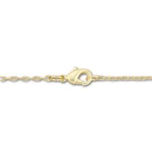  8 Gold Plated Brass Fine Cable Chain Bracelet: Arts 