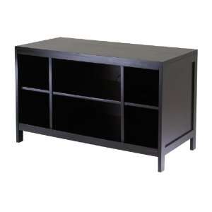  Reeve Espresso Wood TV Stand: Home & Kitchen
