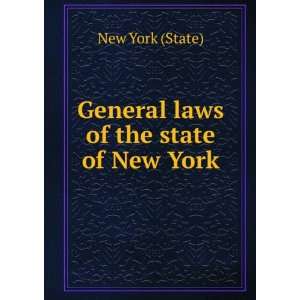 General laws of the state of New York New York (State)  