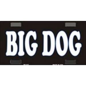  BP 037 Big Dog   Bicycle License Plate 