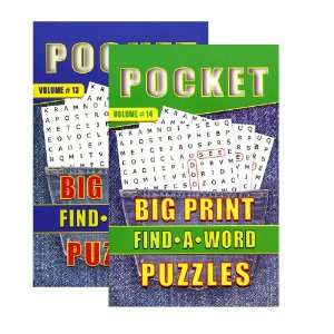    Big Print Find A Word Puzzles Book Digest Size: Office Products