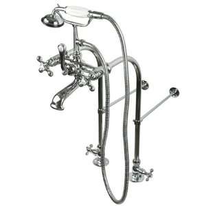   PCC57T451MX rigid free standing clawfoot tub faucet with hand shower