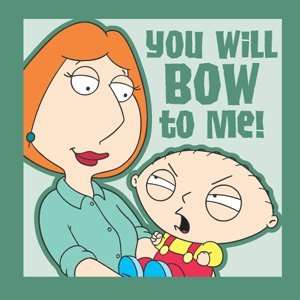  Family Guy Stewie Bow To Me Button B FG 0018: Toys & Games
