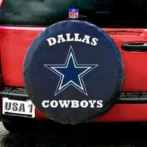  Dallas Cowboys NFL Spare Tire Cover (Black): Automotive