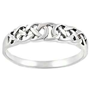  Sterling Silver Celtic Knot Ring Jewelry