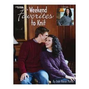 Leisure Arts Weekend Favorites to Knit 3364 Dale Rieves Potter Arts 